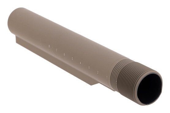 Forward Controls Design A5 Length Receiver Extension has a flat dark earth finish.